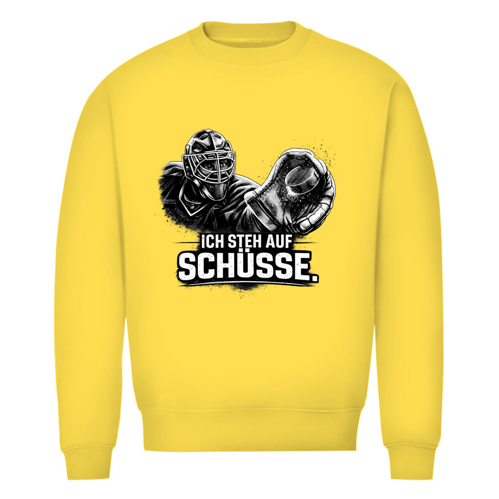 Unisex Sweatshirt GOALIE - STEH AUF SCHÜSSE