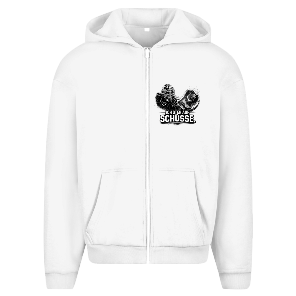 Oversize Zipper GOALIE - STEH AUF SCHÜSSE (front&back)