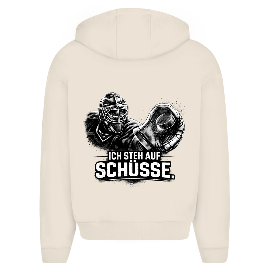 Oversize Zipper GOALIE - STEH AUF SCHÜSSE (front&back)