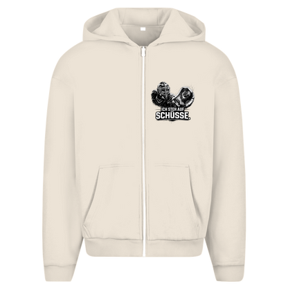 Oversize Zipper GOALIE - STEH AUF SCHÜSSE (front&back)
