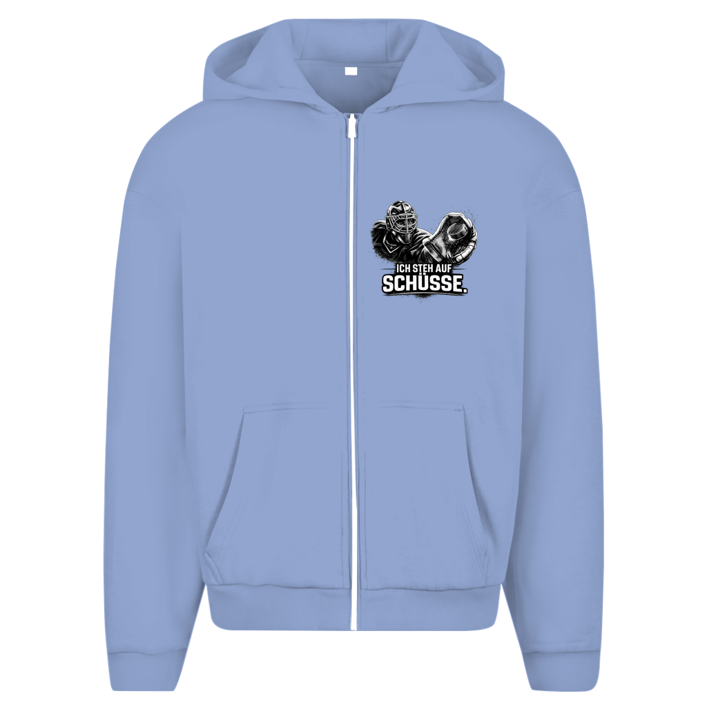 Oversize Zipper GOALIE - STEH AUF SCHÜSSE (front&back)