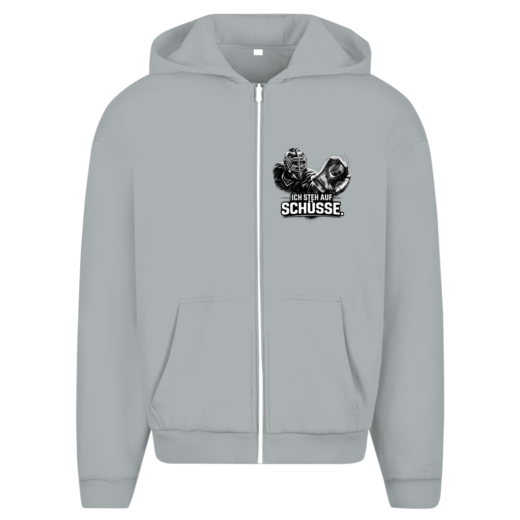 Oversize Zipper GOALIE - STEH AUF SCHÜSSE (front&back)