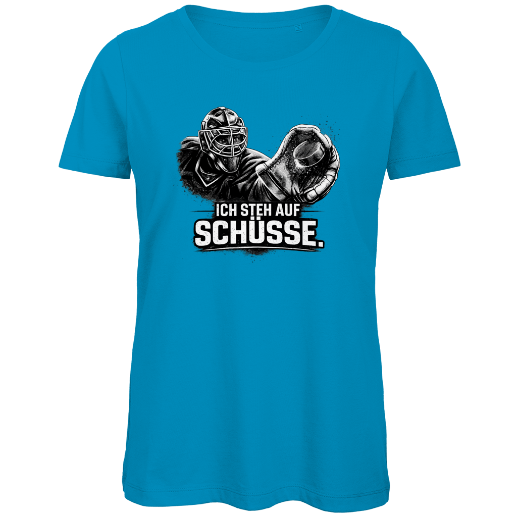 Ladies T-Shirt GOALIE - STEH AUF SCHÜSSE