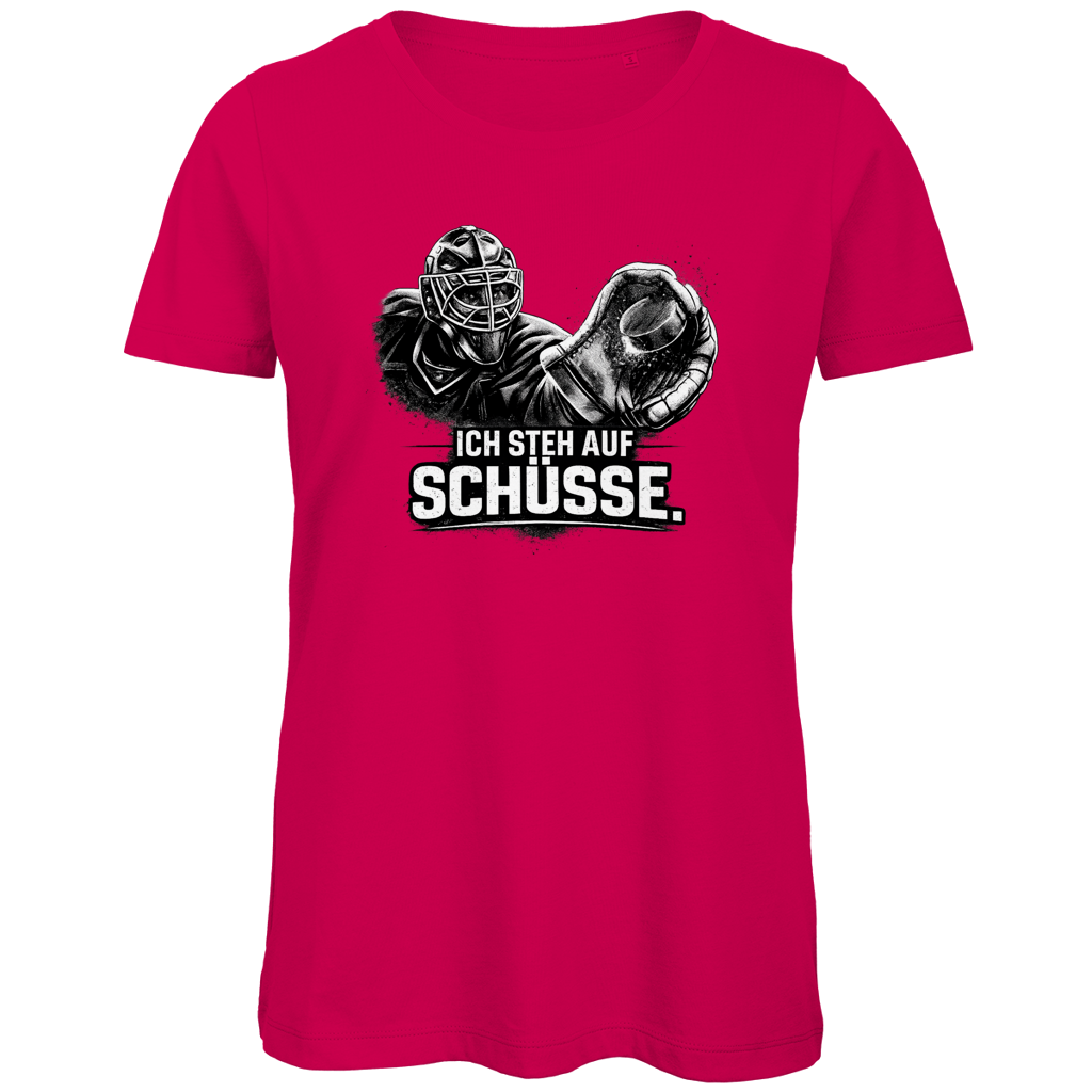 Ladies T-Shirt GOALIE - STEH AUF SCHÜSSE