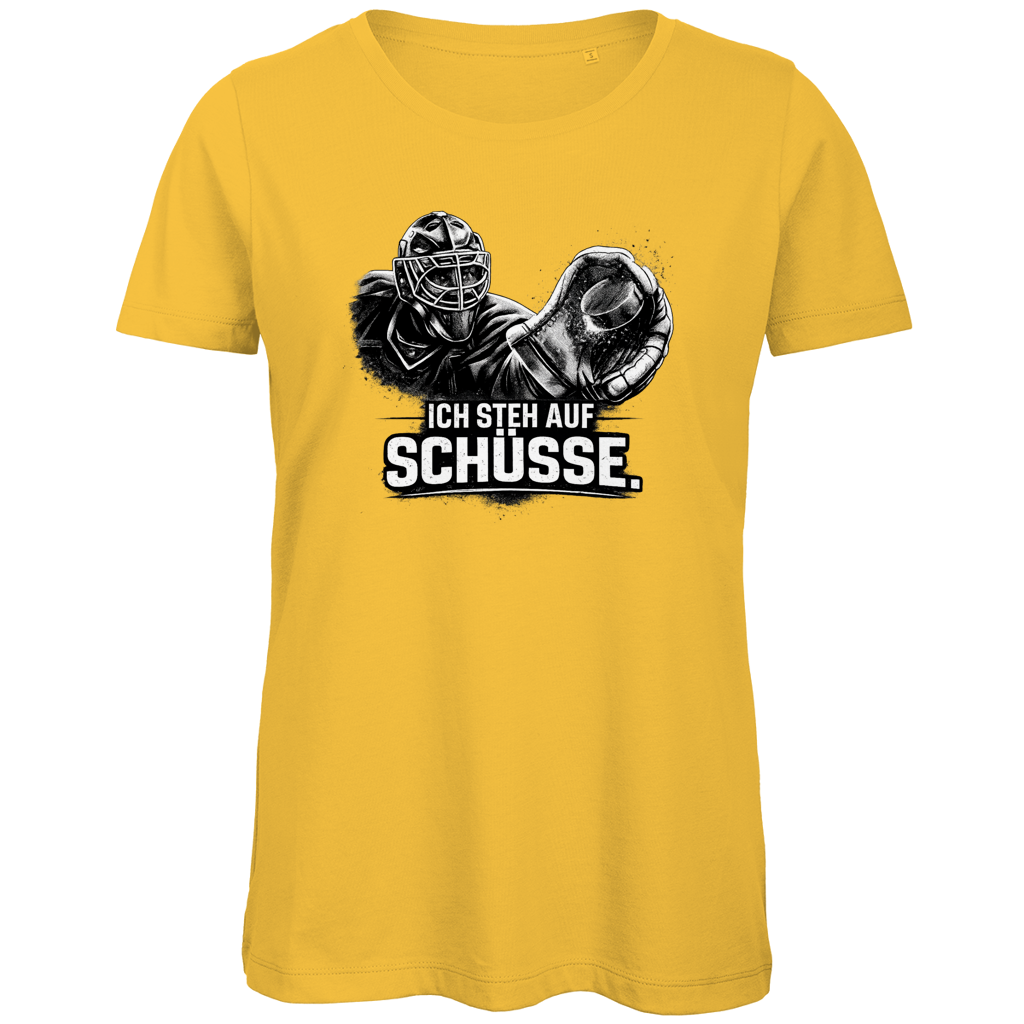 Ladies T-Shirt GOALIE - STEH AUF SCHÜSSE