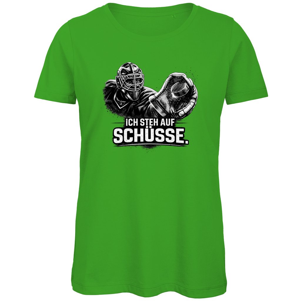 Ladies T-Shirt GOALIE - STEH AUF SCHÜSSE