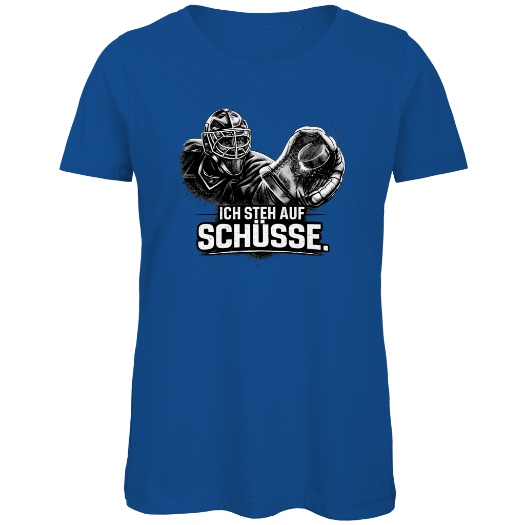 Ladies T-Shirt GOALIE - STEH AUF SCHÜSSE
