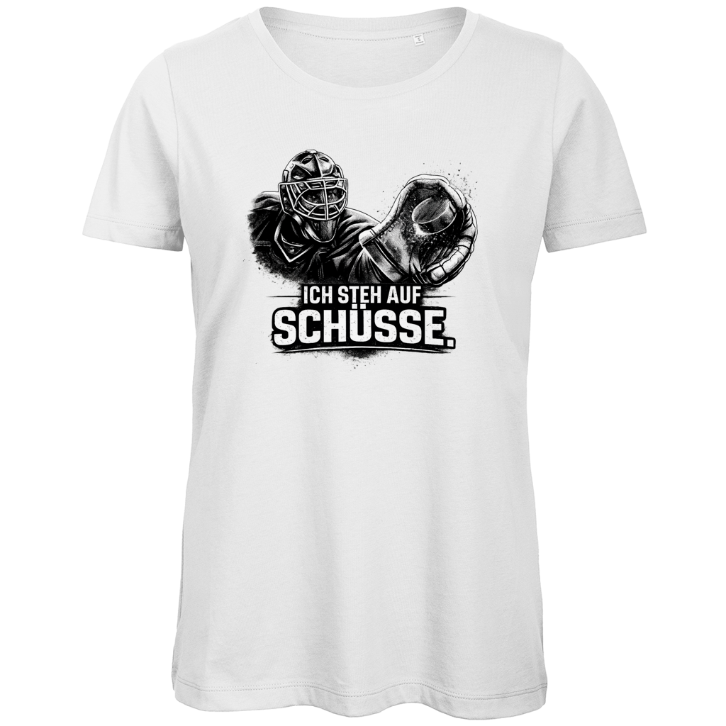 Ladies T-Shirt GOALIE - STEH AUF SCHÜSSE