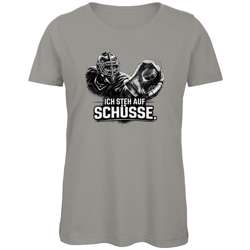Ladies T-Shirt GOALIE - STEH AUF SCHÜSSE
