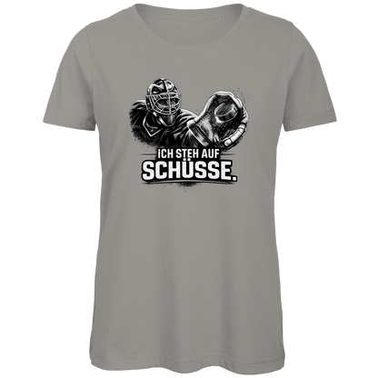 Ladies T-Shirt GOALIE - STEH AUF SCHÜSSE