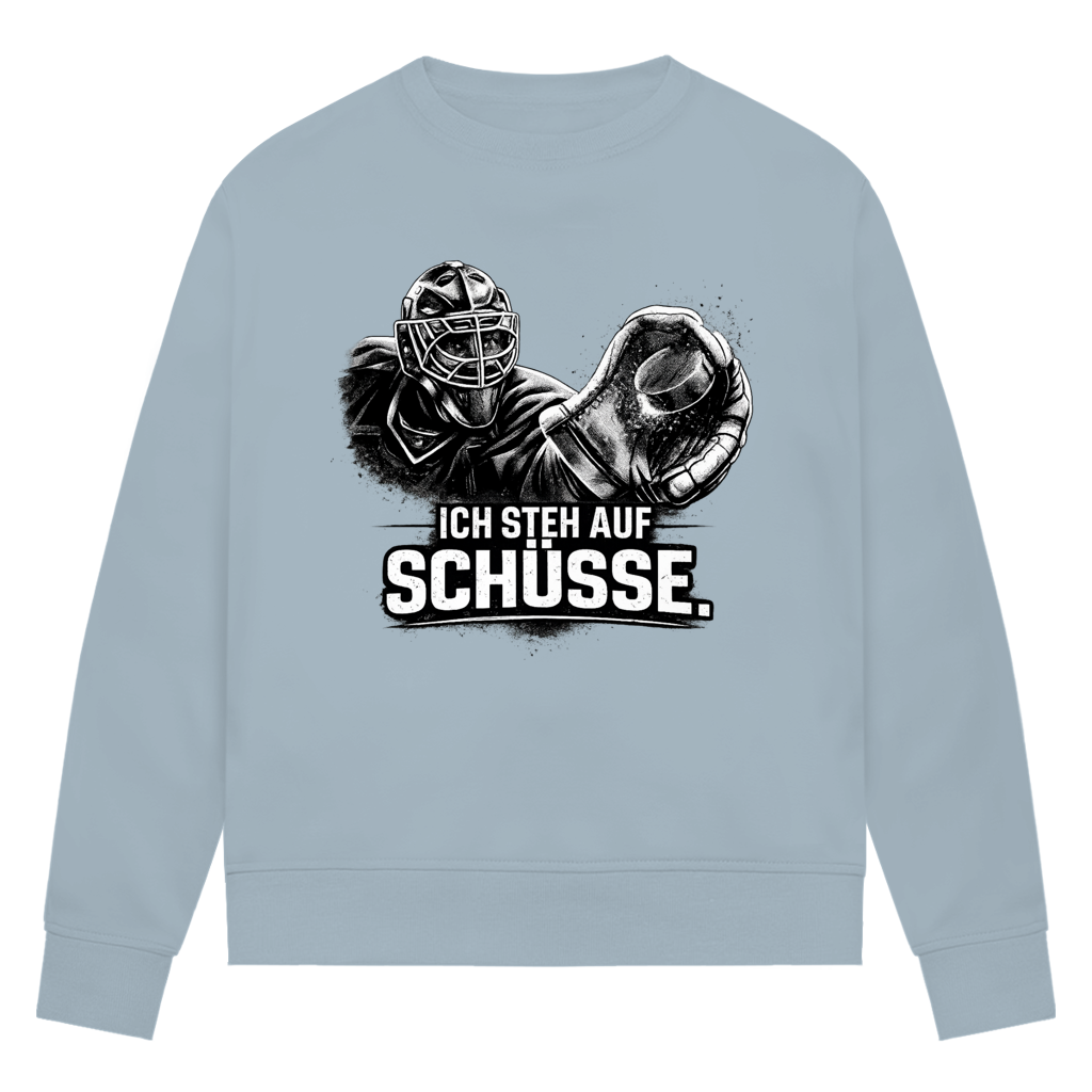 Ladies Sweatshirt GOALIE - STEH AUF SCHÜSSE