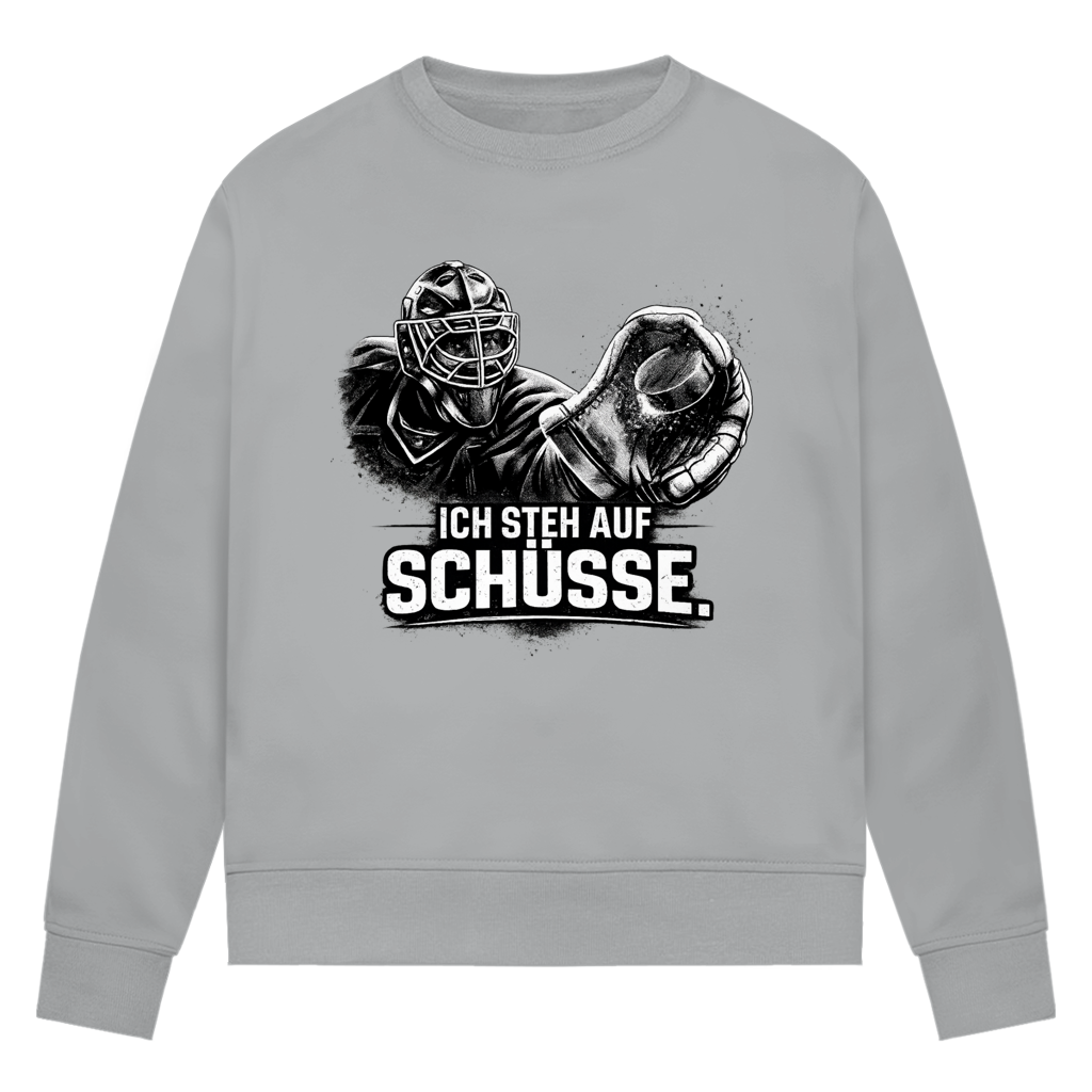 Ladies Sweatshirt GOALIE - STEH AUF SCHÜSSE