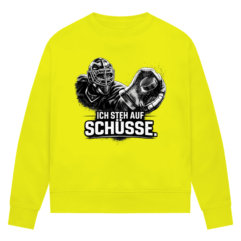 Ladies Sweatshirt GOALIE - STEH AUF SCHÜSSE