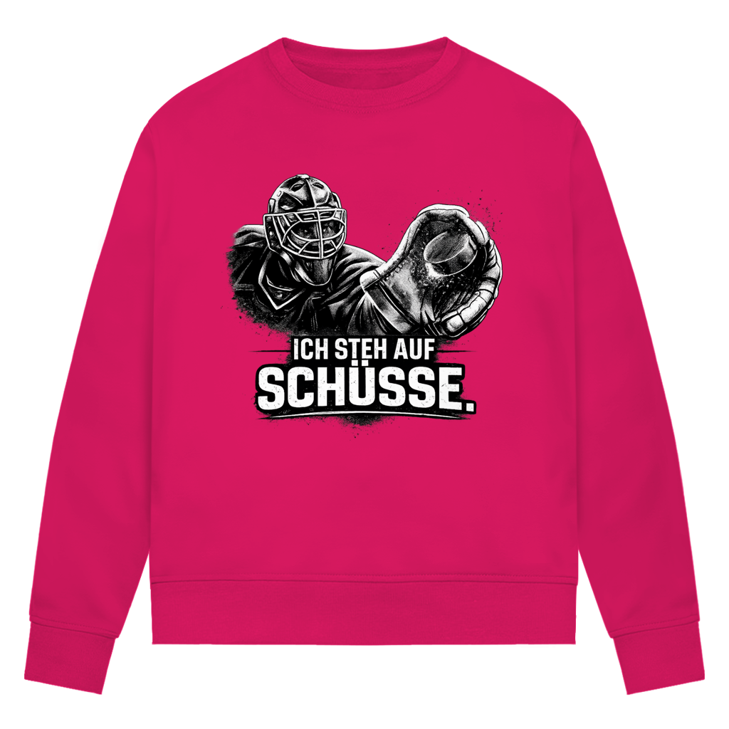 Ladies Sweatshirt GOALIE - STEH AUF SCHÜSSE