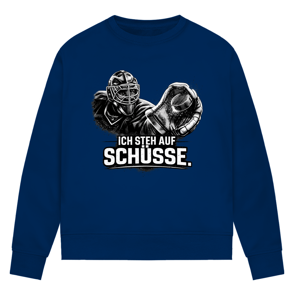 Ladies Sweatshirt GOALIE - STEH AUF SCHÜSSE