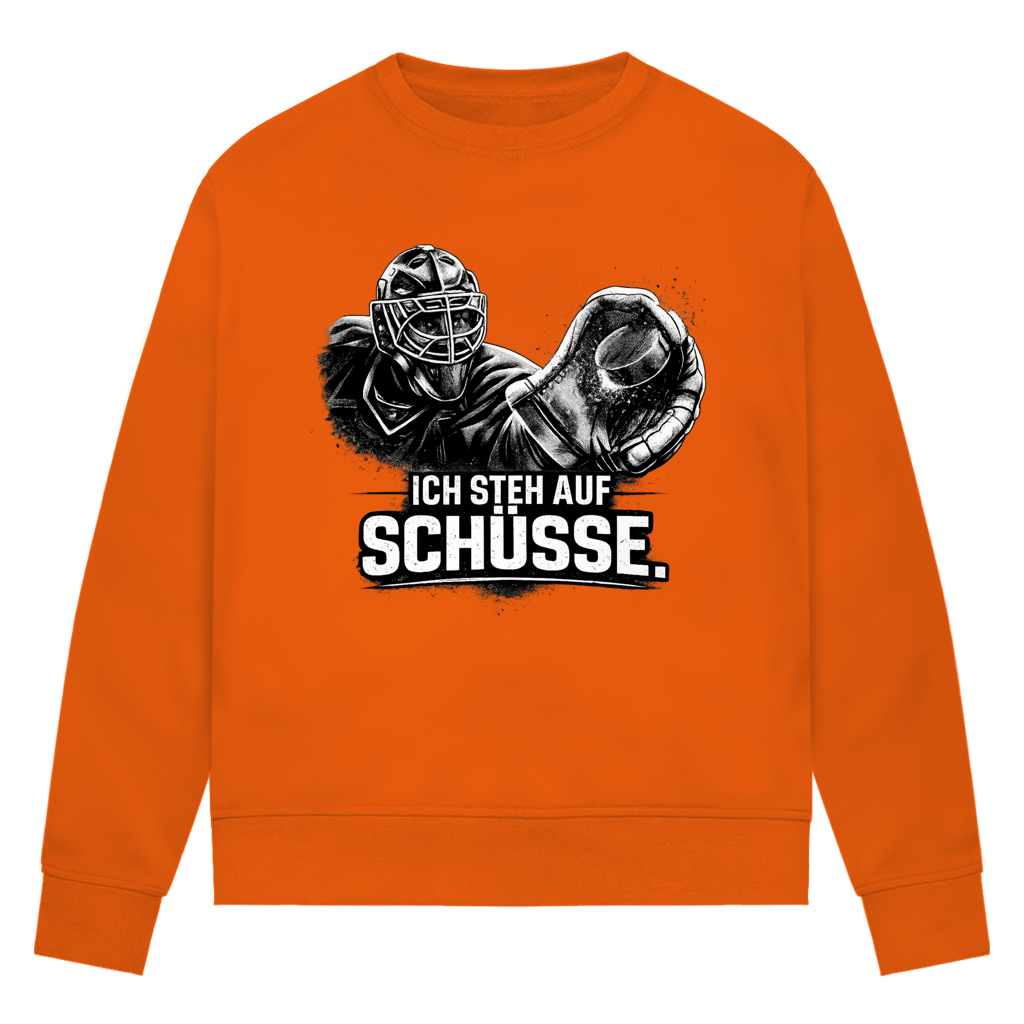 Ladies Sweatshirt GOALIE - STEH AUF SCHÜSSE
