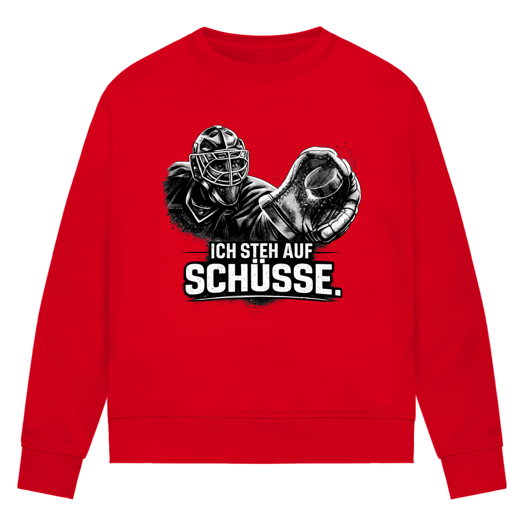 Ladies Sweatshirt GOALIE - STEH AUF SCHÜSSE