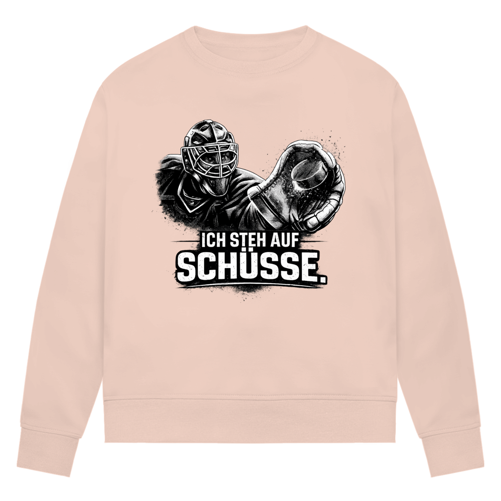 Ladies Sweatshirt GOALIE - STEH AUF SCHÜSSE