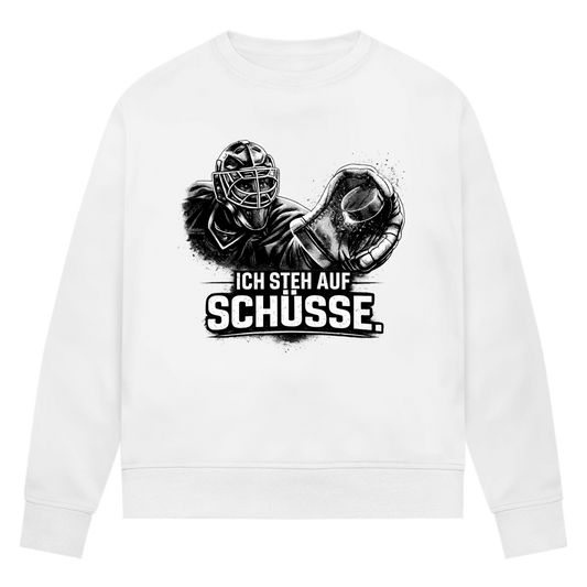 Ladies Sweatshirt GOALIE - STEH AUF SCHÜSSE