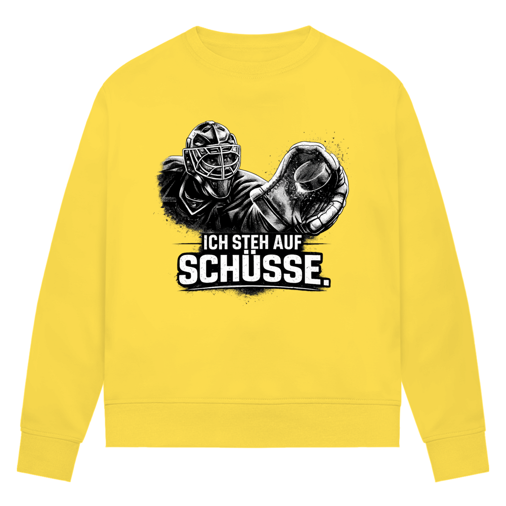 Ladies Sweatshirt GOALIE - STEH AUF SCHÜSSE