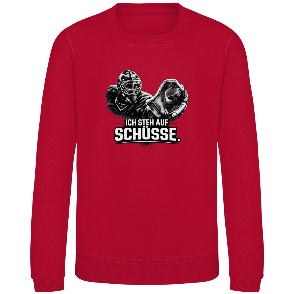 Kids Sweatshirt GOALIE - STEH AUF SCHÜSSE