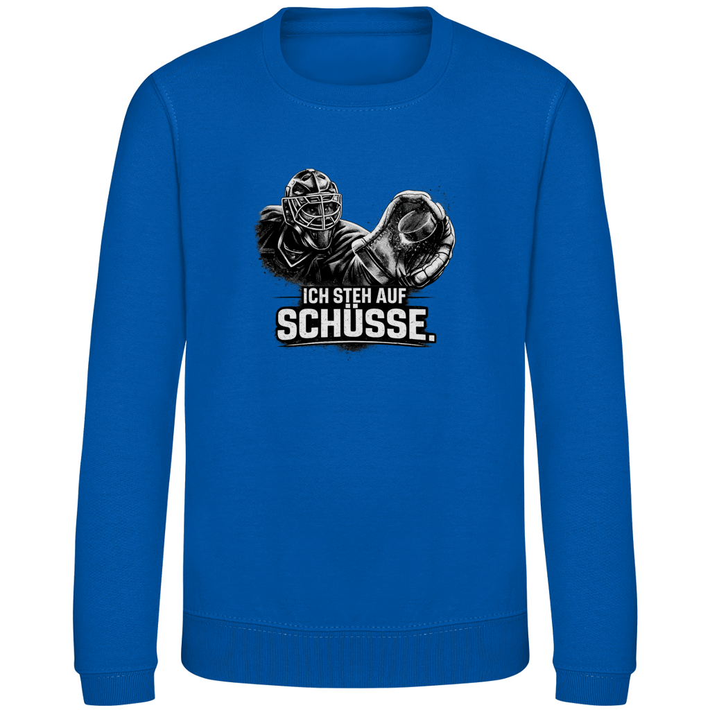 Kids Sweatshirt GOALIE - STEH AUF SCHÜSSE