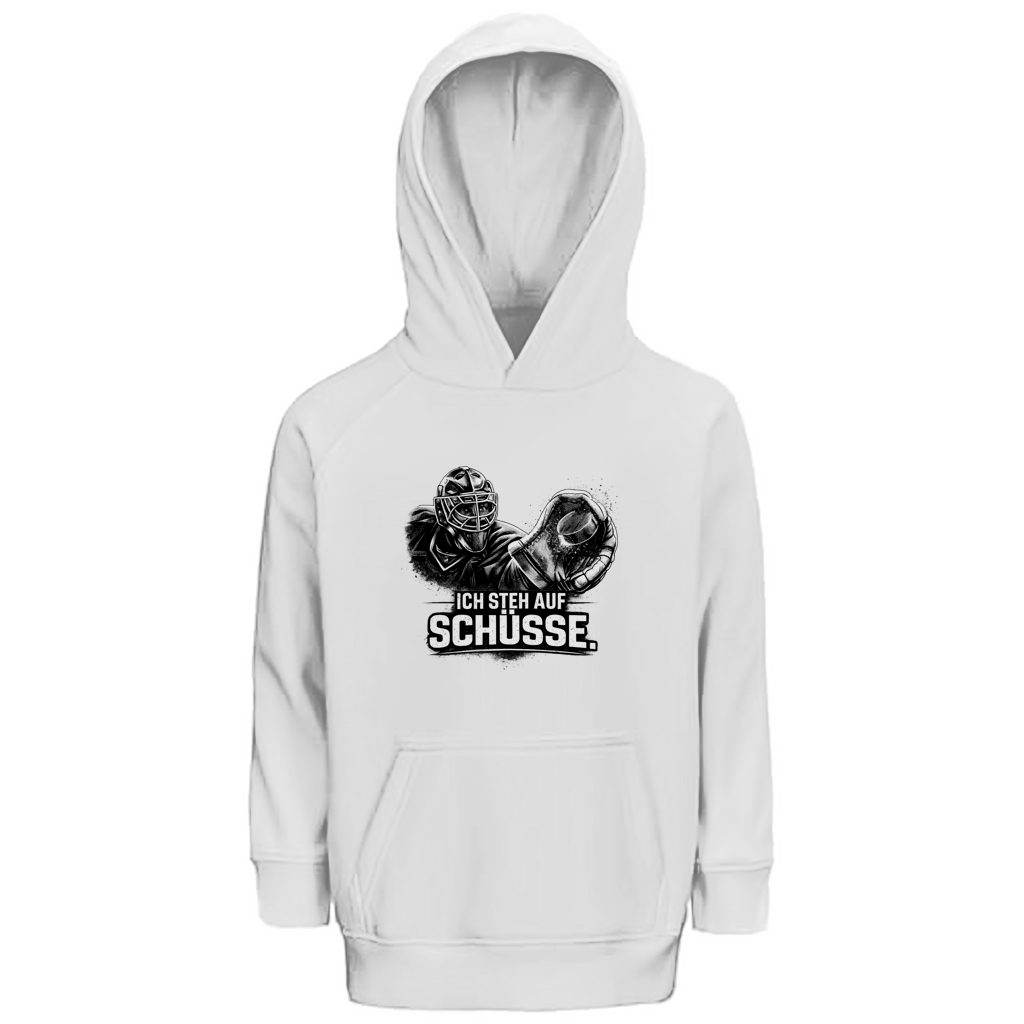 Kids Hoodie GOALIE - STEH AUF SCHÜSSE