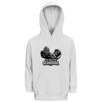 Kids Hoodie GOALIE - STEH AUF SCHÜSSE