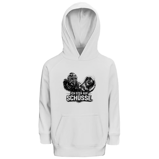Kids Hoodie GOALIE - STEH AUF SCHÜSSE
