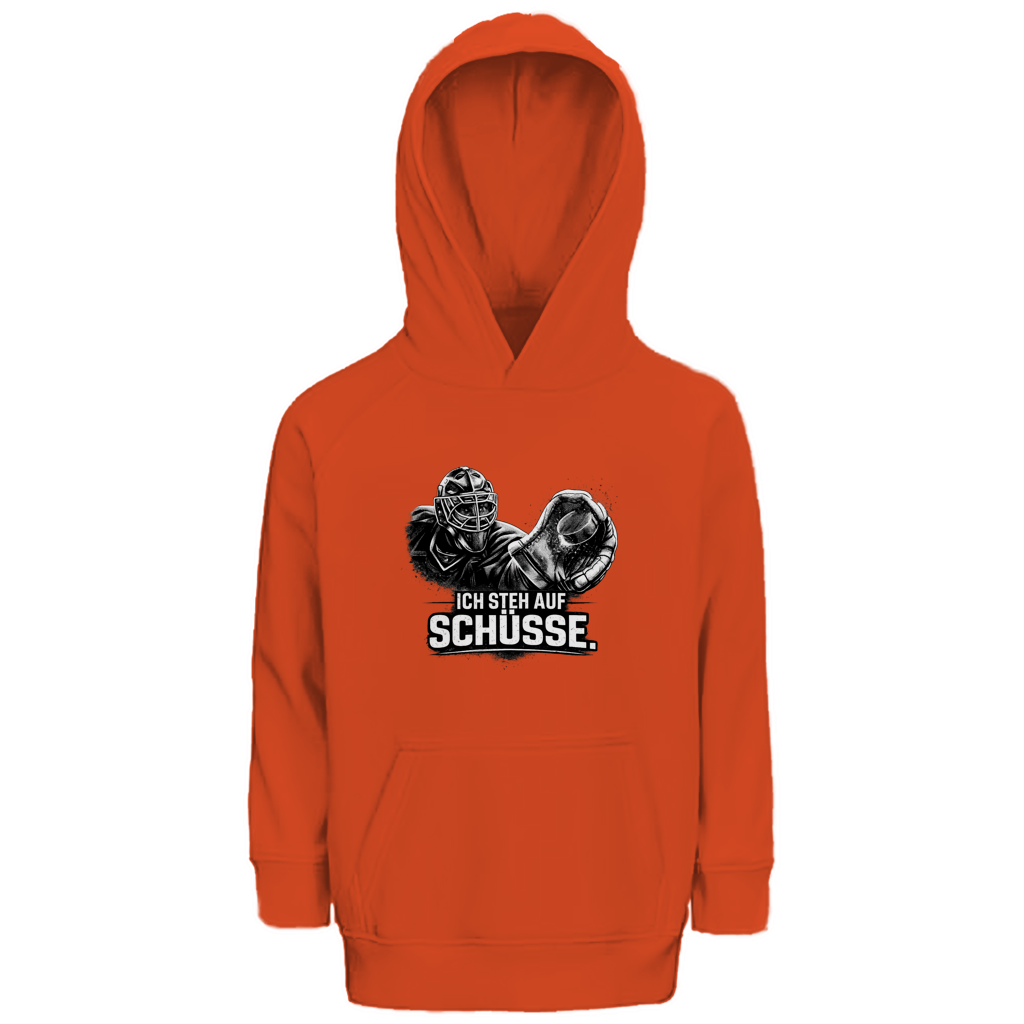 Kids Hoodie GOALIE - STEH AUF SCHÜSSE