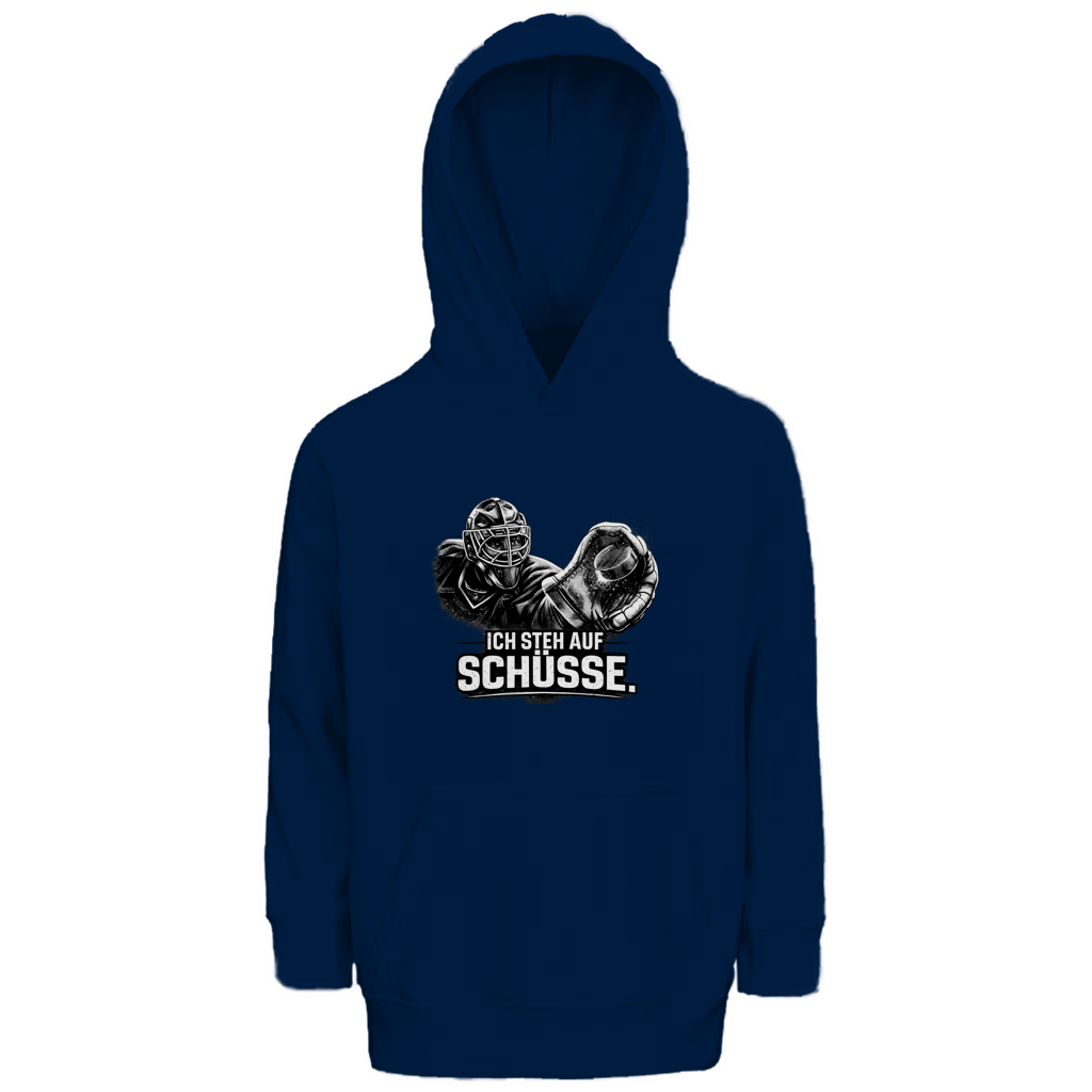 Kids Hoodie GOALIE - STEH AUF SCHÜSSE