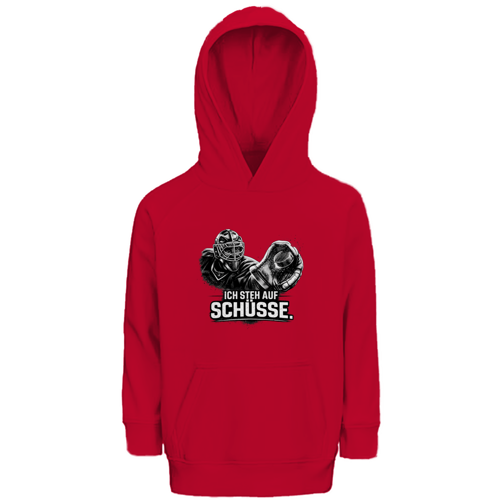 Kids Hoodie GOALIE - STEH AUF SCHÜSSE
