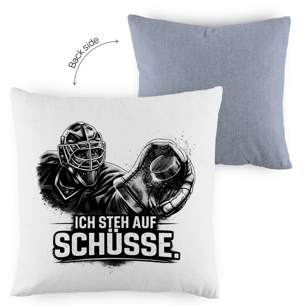 Kopfkissen zweifarbig GOALIE - STEH AUF SCHÜSSE