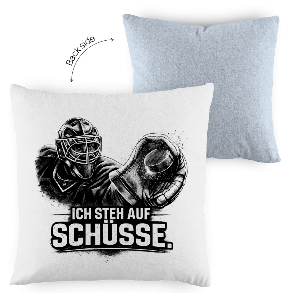 Kopfkissen zweifarbig GOALIE - STEH AUF SCHÜSSE