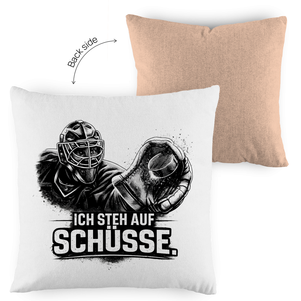 Kopfkissen zweifarbig GOALIE - STEH AUF SCHÜSSE