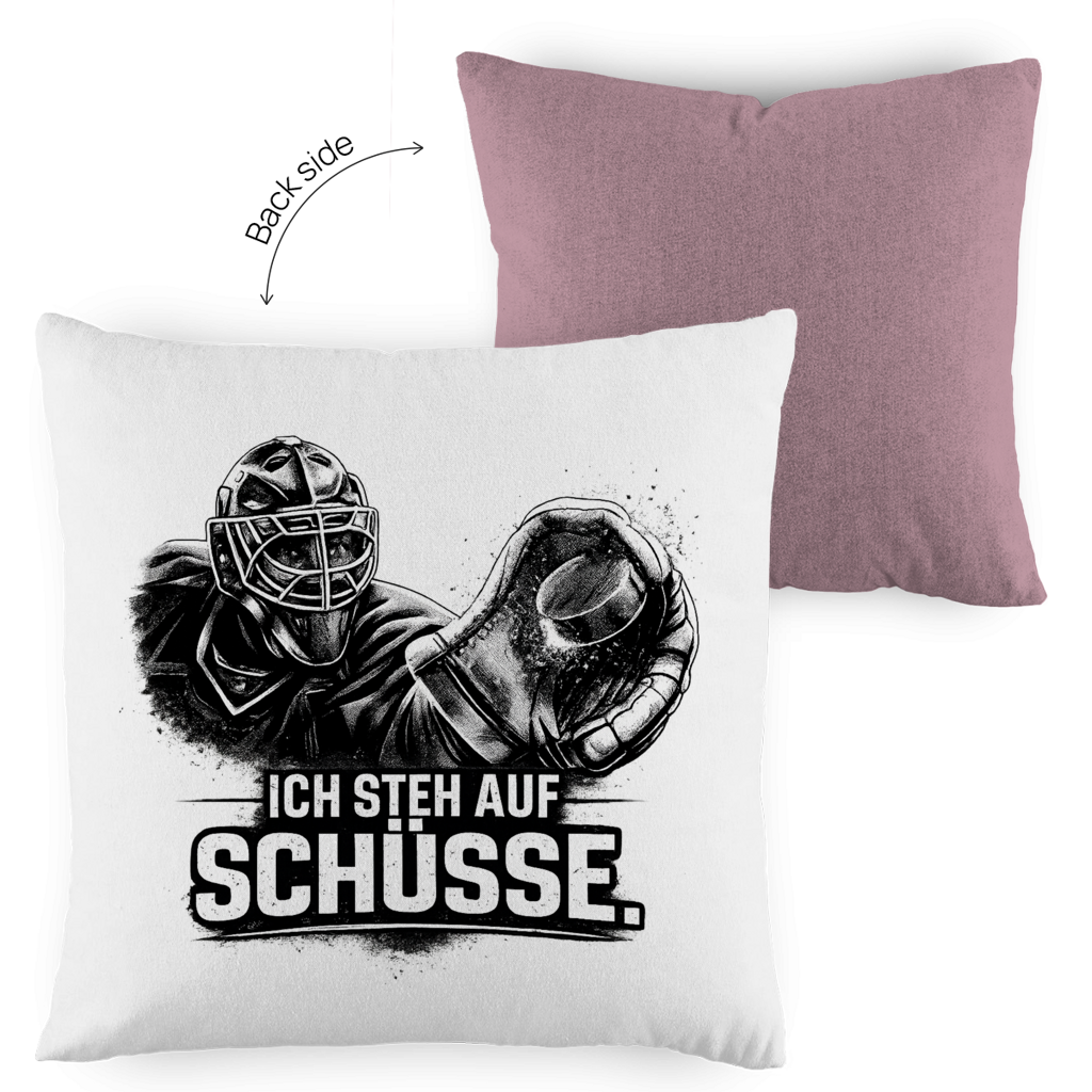 Kopfkissen zweifarbig GOALIE - STEH AUF SCHÜSSE