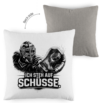 Kopfkissen zweifarbig GOALIE - STEH AUF SCHÜSSE