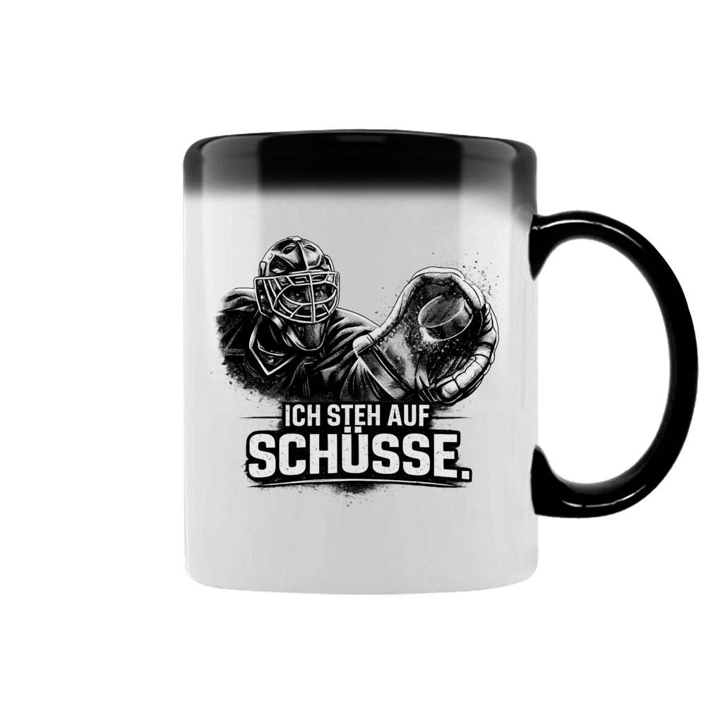 Zaubertasse GOALIE - STEH AUF SCHÜSSE