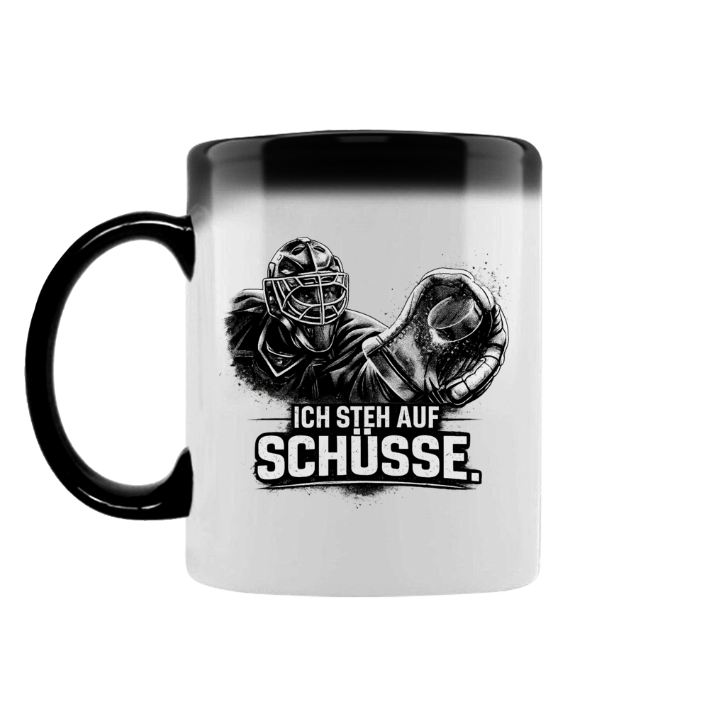 Zaubertasse GOALIE - STEH AUF SCHÜSSE
