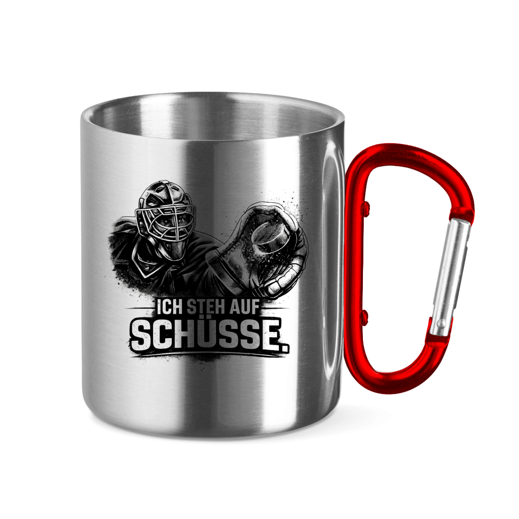 Edelstahltasse GOALIE - STEH AUF SCHÜSSE
