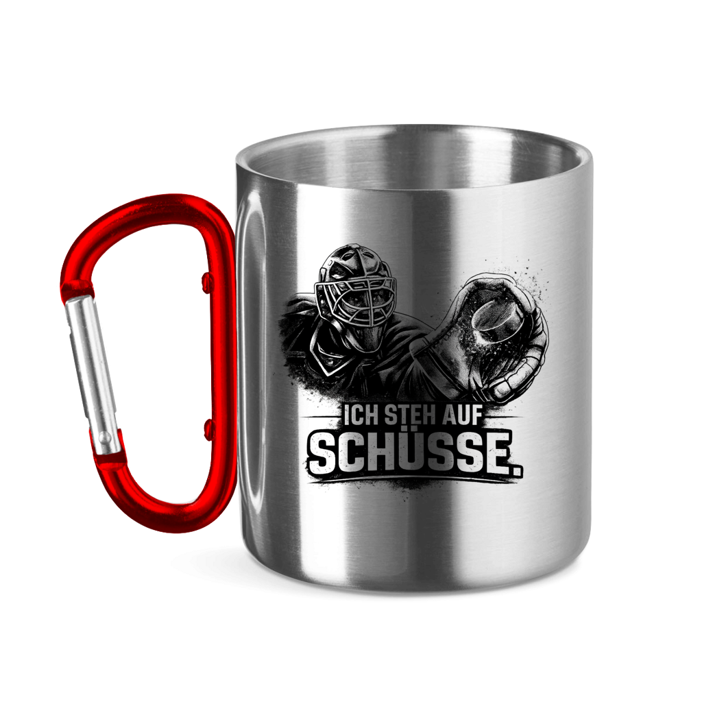 Edelstahltasse GOALIE - STEH AUF SCHÜSSE