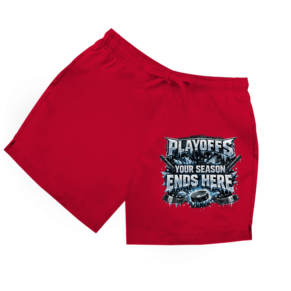 Badehose PLAYOFFS – YOUR SEASON ENDS HERE