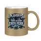 Glitzertasse PLAYOFFS – YOUR SEASON ENDS HERE