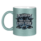 Glitzertasse PLAYOFFS – YOUR SEASON ENDS HERE