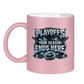 Glitzertasse PLAYOFFS – YOUR SEASON ENDS HERE