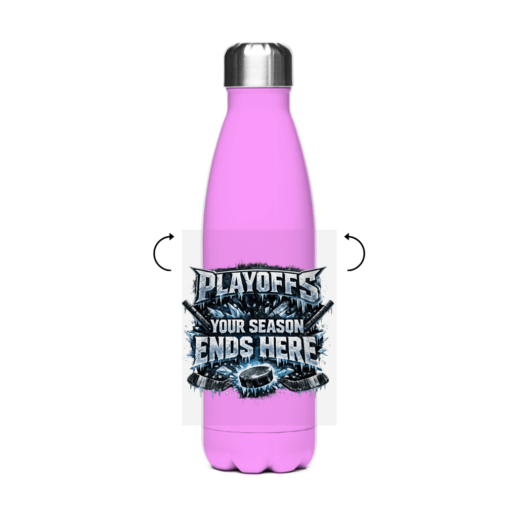 Edelstahl-Thermoflasche PLAYOFFS – YOUR SEASON ENDS HERE