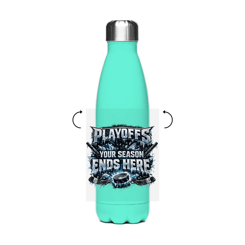 Edelstahl-Thermoflasche PLAYOFFS – YOUR SEASON ENDS HERE