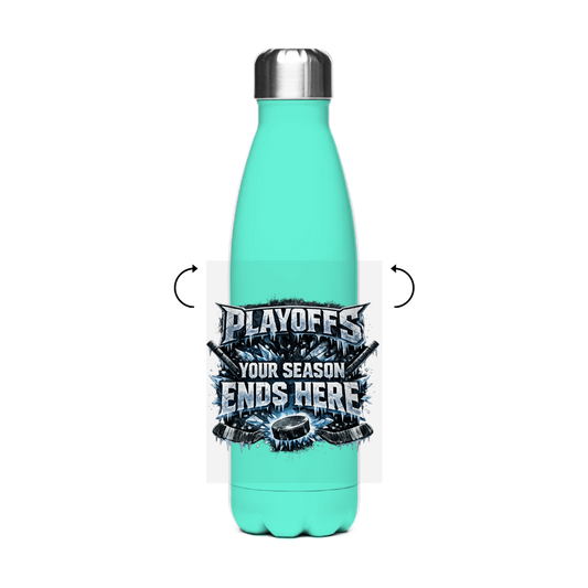 Edelstahl-Thermoflasche PLAYOFFS – YOUR SEASON ENDS HERE