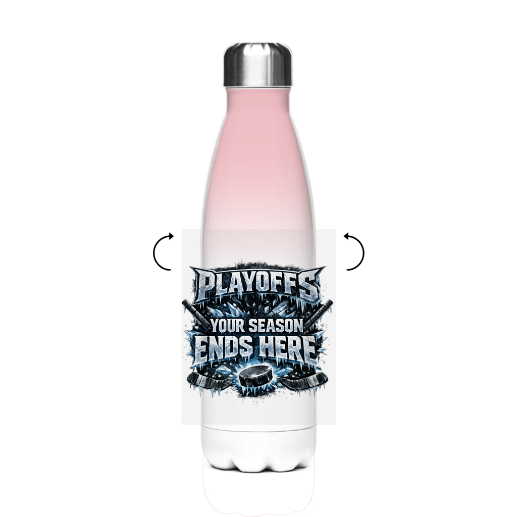 Edelstahl-Thermoflasche PLAYOFFS – YOUR SEASON ENDS HERE
