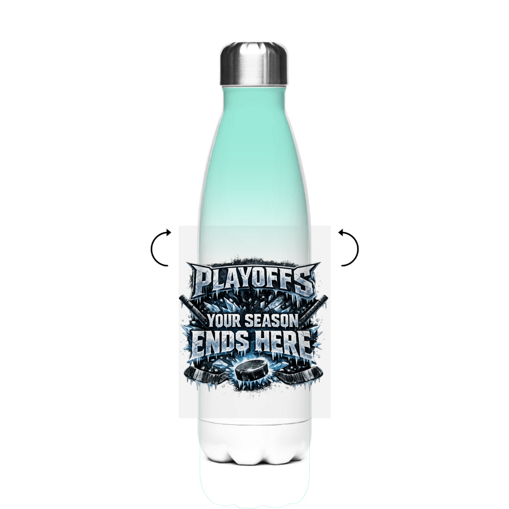 Edelstahl-Thermoflasche PLAYOFFS – YOUR SEASON ENDS HERE
